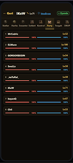 NsyL Companion — party ve guild